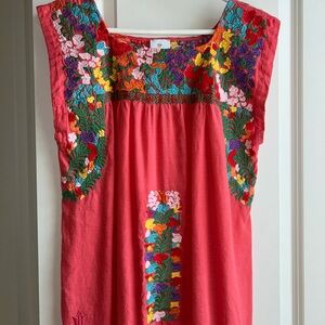 J.Marie Catherine Embroidered Top, Small